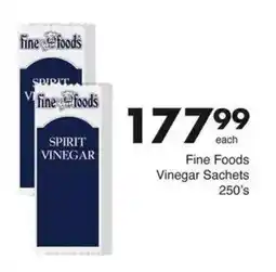 Save Hyper Fine Foods Vinegar Sachets offer