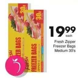 Save Hyper Fresh Zipper Freezer Bags Medium offer