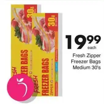 Save Hyper Fresh Zipper Freezer Bags Medium offer