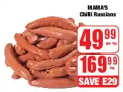 Boxer MAMA'S Chilli Russians offer