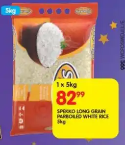 Shoprite Spekko long grain parboiled white rice offer