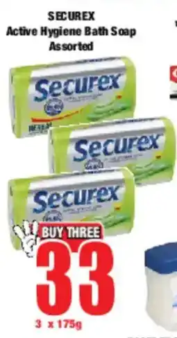 Boxer SECUREX Active Hygiene Bath Soap Assorted offer