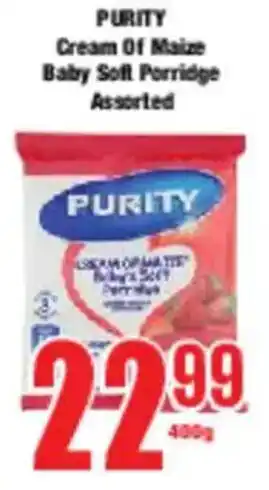 Boxer PURITY Cream Of Maize Baby Soft Porridge Assorted offer