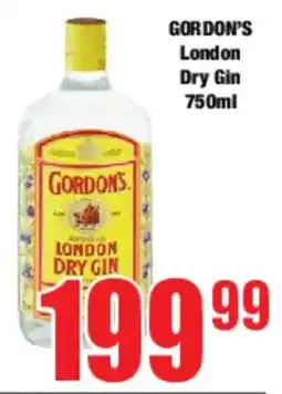 Boxer GORDON'S London Dry Gin offer