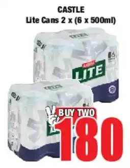 Boxer CASTLE Lite Cans offer