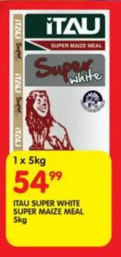 Shoprite Itau super white super maize meal offer