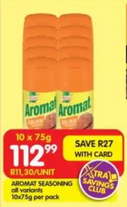 Shoprite Aromat seasoning all variants offer