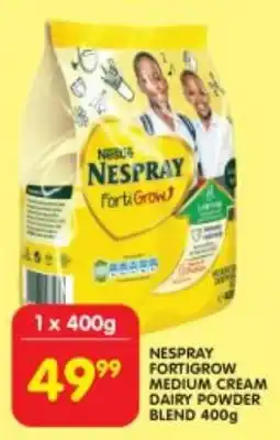 Shoprite Nespray fortigrow medium cream dairy powder blend offer