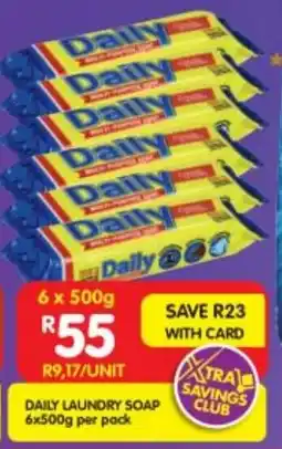 Shoprite Daily laundry soap offer