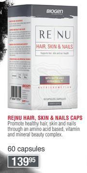 Dis-Chem Biogen Renu Hair, Skin & Nails Caps 60 Capsules offer