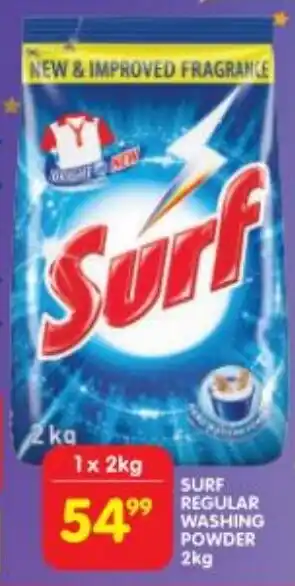 Shoprite Surf regular washing powder offer