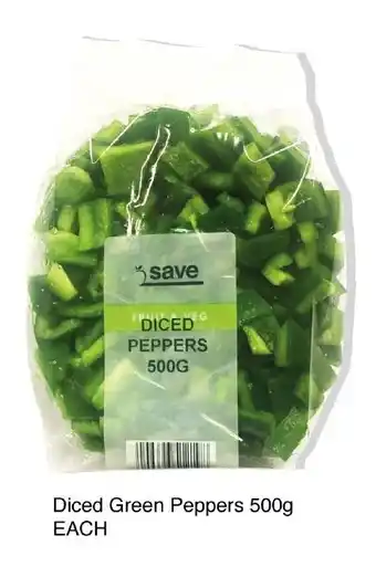 Save Diced Green Peppers offer