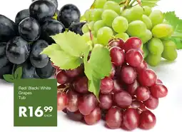 Save Red/Black/White Grapes Tub offer