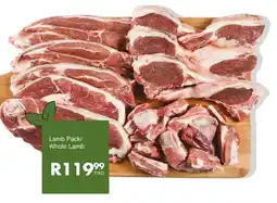 Save Lamb Pack/ Whole Lamb offer