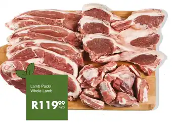 Save Lamb Pack/ Whole Lamb offer