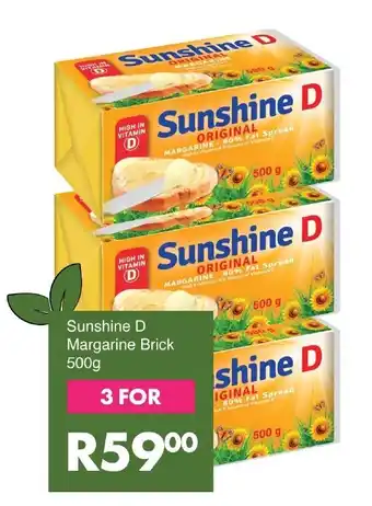 Save Sunshine D Margarine Brick offer