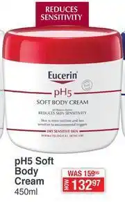 Dis-Chem Eucerin PH5 Soft Body Cream-450ml offer