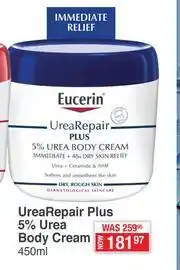 Dis-Chem Eucerin Urea Repair Plus 5% Urea Body Cream-450ml offer