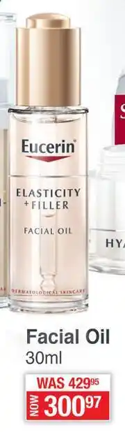 Dis-Chem Eucerin Hyaluron Filler Facial Oil-30ml offer