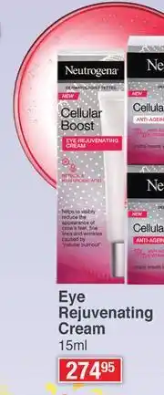 Dis-Chem Neutrogena Eye Rejuvenating Cream-15ml offer