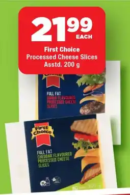 OK Foods First Choice Processed Cheese Slices Asstd. offer