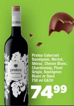 OK Foods Protea Cabernet Sauvignon, Merlot, Shiraz, Chenin Blanc, Chardonnay, Pinot Grigio, Sauvignon Blanc or Rosé offer