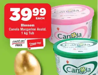 OK Foods Blossom Canola Margarine Asstd. Tub offer