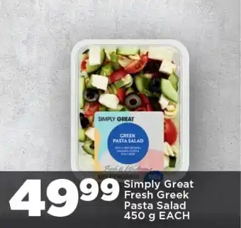 OK Foods Simply Great Fresh Greek Pasta Salad offer