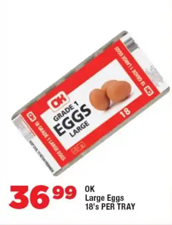 OK Foods OK Large Eggs offer