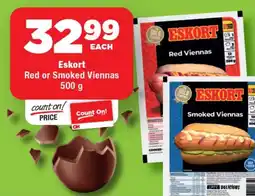 OK Foods Eskort Red or Smoked Viennas offer