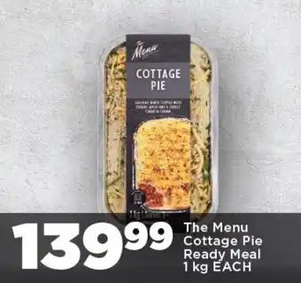 OK Foods The Menu Cottage Pie Ready Meal offer