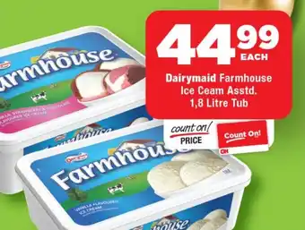 OK Foods Dairymaid Farmhouse Ice Ceam Asstd. offer