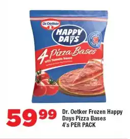 OK Foods Dr. Oetker Frozen Happy Days Pizza Bases offer