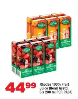 OK Foods Rhodes 100% Fruit Juice Blend Asstd. offer