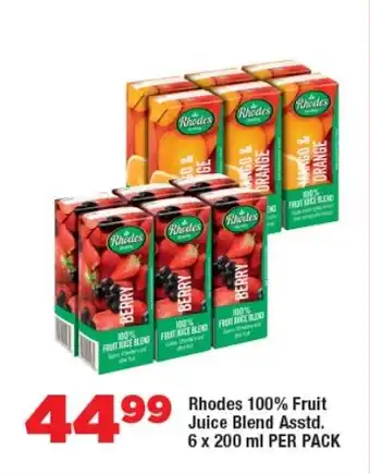 OK Foods Rhodes 100% Fruit Juice Blend Asstd. offer