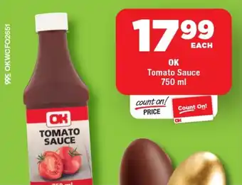 OK Foods OK Tomato Sauce offer