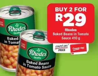 OK Foods Rhodes Baked Beans in Tomato Sauce offer