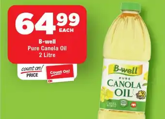 OK Foods B-well Pure Canola Oil offer