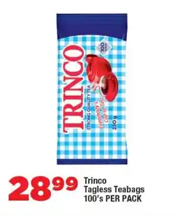 OK Foods Trinco Tagless Teabags offer