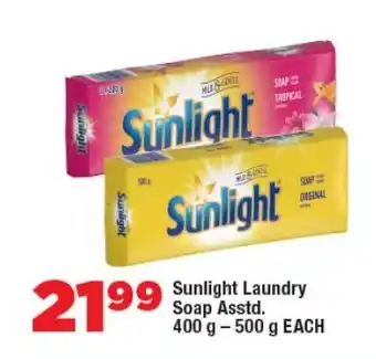 OK Foods Sunlight Laundry Soap Asstd. offer