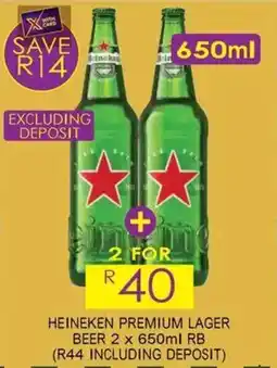 Shoprite Liquor Heineken premium lager beer rb offer