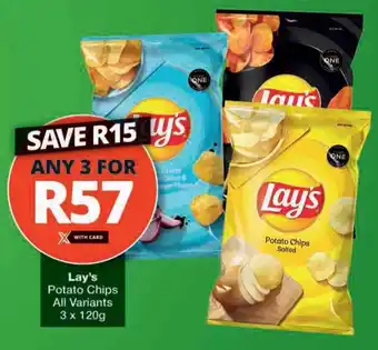 Checkers Hyper Lay's Potato Chips All Variants offer