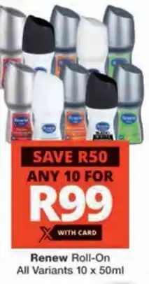 Checkers Hyper Renew Roll-On All Variants offer