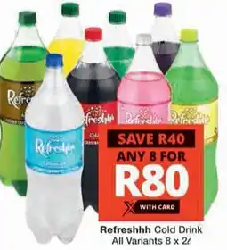 Checkers Hyper Refreshhh Cold Drink All Variants offer