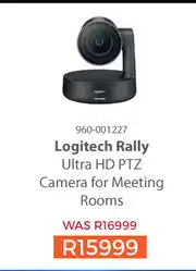 First Shop Logitech Rally Ultra HD PTZ Camera For Meeting Rooms 960-001227 offer