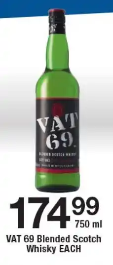 OK Liquor VAT 69 Blended Scotch Whisky offer