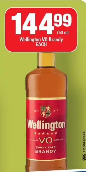 OK Liquor Wellington VO Brandy offer