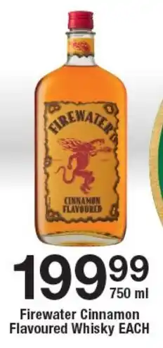 OK Liquor Firewater Cinnamon Flavoured Whisky offer