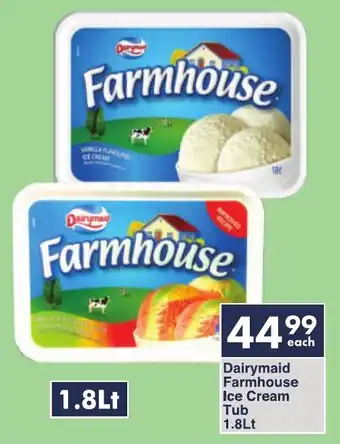 President Hyper Dairymaid Farmhouse Ice Cream Tub offer