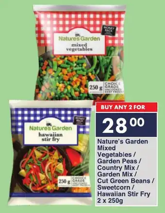 President Hyper Nature's Garden Mixed Vegetables/ Garden Peas/ Country Mix/ Garden Mix/ Cut Green Beans/ Sweetcorn/ Hawaiian Stir Fry offer